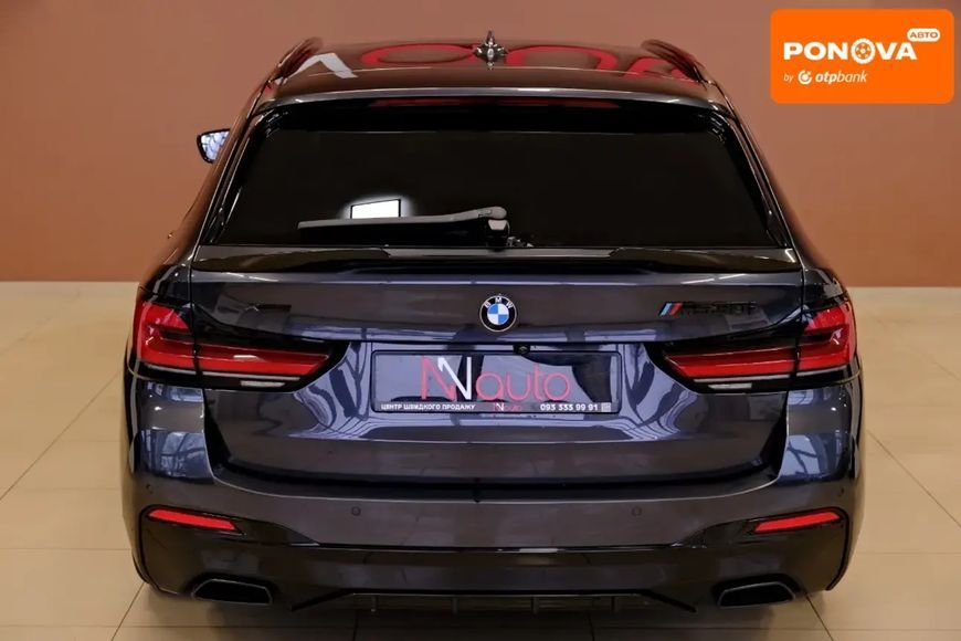 BMW 5 Series, 2021 р., Гібрид (MHEV), 56 тис. км, Універсал, Сірий, Одеса AT-10409467 фото