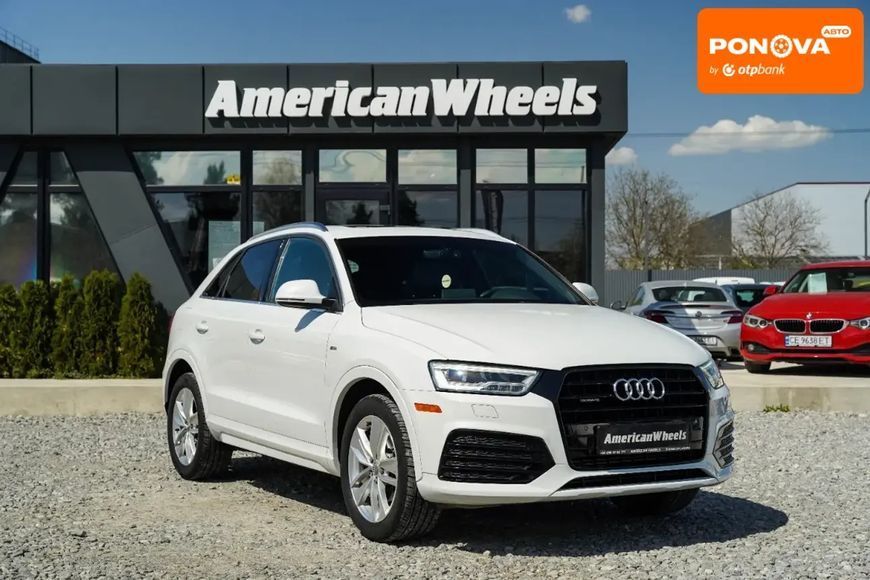 Audi Q3, 2017 р., Бензин, 132 тис. км, Позашляховик / Кросовер, Білий, Чернівці AT-10407364 фото