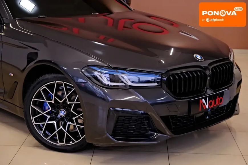 BMW 5 Series, 2021 р., Гібрид (MHEV), 56 тис. км, Універсал, Сірий, Одеса AT-10409467 фото