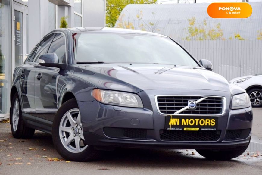 Volvo S80, 2007, Бензин, 3.2 л., 95 тис. км, Седан, Сірий, Київ 6140 фото