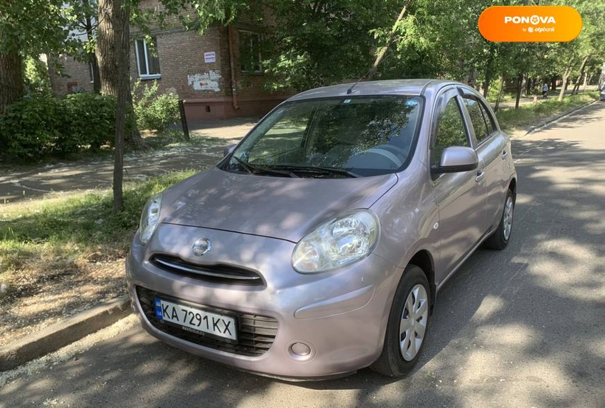 Nissan March, 2012, Бензин, 1.2 л., 44 тис. км, Хетчбек, Фіолетовий, Київ Cars-Pr-64476 фото