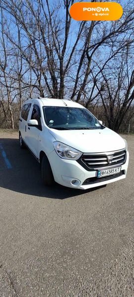 Dacia Dokker, 2015, Дизель, 1.5 л., 110 тыс. км, Универсал, Белый, Одесса Cars-Pr-160435 фото