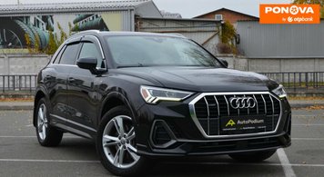 Audi Q3, 2019, Бензин, 1.98 л., 56 тис. км, Позашляховик / Кросовер, Чорний, Київ 279175 фото