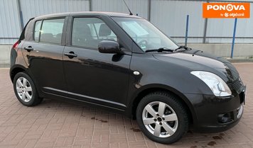 Suzuki Swift, 2010, Бензин, 1.3 л., 212 тис. км, Хетчбек, Чорний, Полтава Cars-Pr-273663 фото