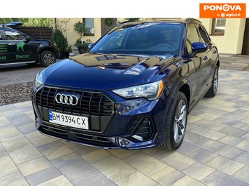 Audi Q3, 2021, Бензин, 1.98 л., 31 тис. км, Позашляховик / Кросовер, Синій, Київ Cars-Pr-274526 фото