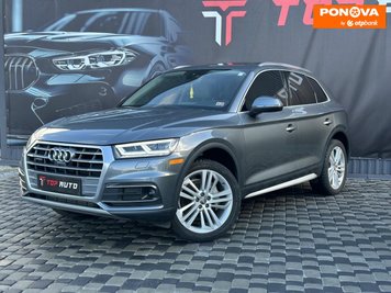 Audi Q5, 2018, Бензин, 2 л., 102 тис. км, Позашляховик / Кросовер, Сірий, Львів 279870 фото