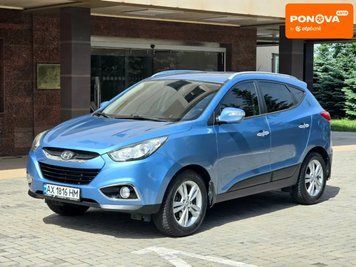 Hyundai ix35, 2012 р., Бензин, 154 тис. км, Позашляховик / Кросовер, Синій, Харків AT-10417848 фото