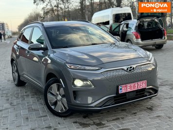 Hyundai Kona Electric, 2019, Електро, 74 тис. км, Позашляховик / Кросовер, Сірий, Рівне Cars-Pr-276629 фото