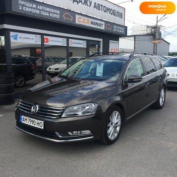 Volkswagen Passat B7, 2013, Дизель, 2 л., 210 тис. км, Універсал, Коричневий, Житомир 204973 фото