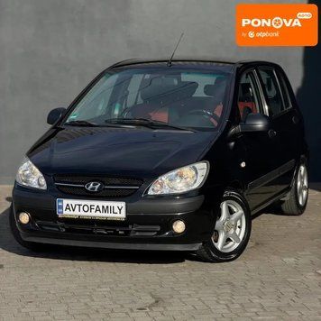 Hyundai Getz, 2007 р., Бензин, 172 тис. км, Хетчбек, Чорний, Дніпро (Дніпропетровськ) AT-10419741 фото
