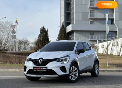 Renault Captur, 2021, Бензин, 1.33 л., 47 тис. км, Позашляховик / Кросовер, Білий, Київ 14344 фото