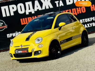 Fiat 500, 2013, Бензин, 1.37 л., 130 тис. км, Хетчбек, Жовтий, Харків 26026 фото