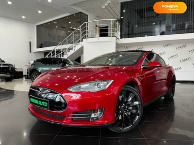Tesla Model S, 2013, Електро, 132 тис. км, Ліфтбек, Червоний, Одеса 16341 фото