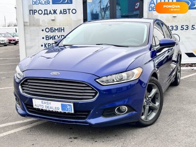 Ford Fusion, 2016, Бензин, 2.5 л., 224 тис. км, Седан, Синій, Київ 21318 фото
