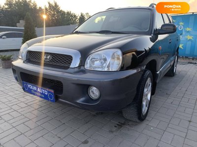 Hyundai Santa FE, 2005, Бензин, 2.4 л., 276 тис. км, Позашляховик / Кросовер, Чорний, Тернопіль 825 фото