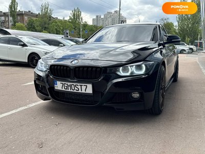BMW 3 Series, 2014, Бензин, 2 л., 206 тис. км, Седан, Чорний, Київ 49554 фото