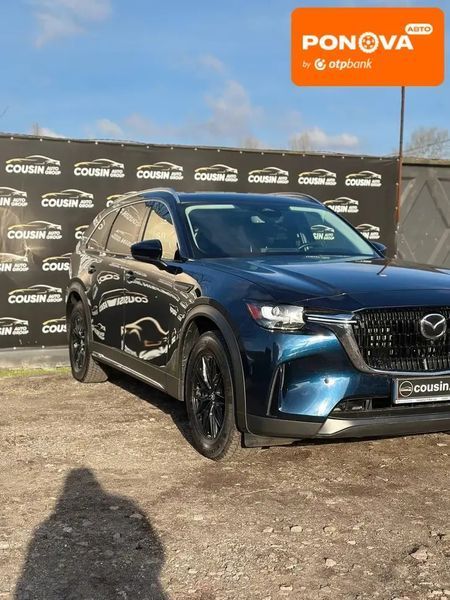 Mazda CX-90, 2024 р., Гібрид (HEV), 12 тис. км, Позашляховик / Кросовер, Синій, Київ AT-10408757 фото