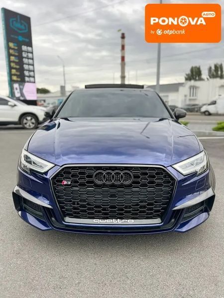 Audi S3, 2017 г., Бензин, 80 тыс. км, Седан, Синий, Днепр (Днепропетровск) AT-10402291 фото