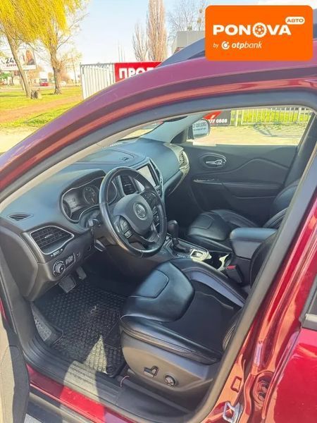 Jeep Cherokee, 2019 р., Бензин, 78 тис. км, Позашляховик / Кросовер, Червоний, Черкаси AT-10414719 фото