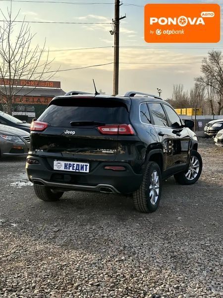 Jeep Cherokee, 2014 р., Бензин, 236 тис. км, Позашляховик / Кросовер, Чорний, Кривий Ріг AT-10410339 фото
