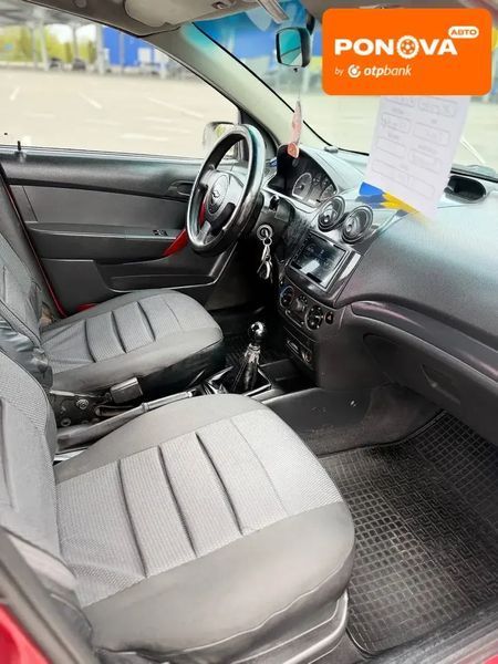 Chevrolet Aveo, 2008 г., Газ пропан-бутан / Бензин, 226 тыс. км, Седан, Красный, Запорожье AT-10416555 фото