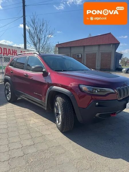 Jeep Cherokee, 2019 р., Бензин, 78 тис. км, Позашляховик / Кросовер, Червоний, Черкаси AT-10414719 фото