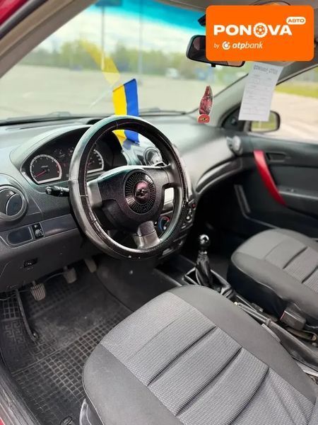 Chevrolet Aveo, 2008 г., Газ пропан-бутан / Бензин, 226 тыс. км, Седан, Красный, Запорожье AT-10416555 фото
