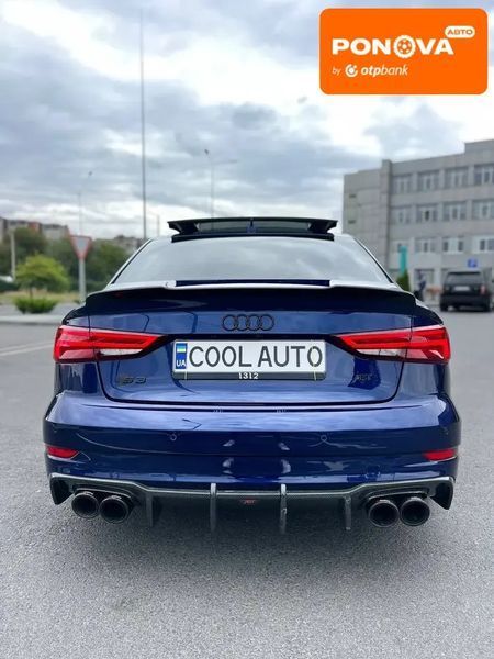 Audi S3, 2017 г., Бензин, 80 тыс. км, Седан, Синий, Днепр (Днепропетровск) AT-10402291 фото
