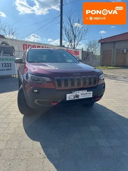 Jeep Cherokee, 2019 р., Бензин, 78 тис. км, Позашляховик / Кросовер, Червоний, Черкаси AT-10414719 фото