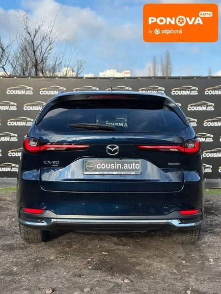 Mazda CX-90, 2024 р., Гібрид (HEV), 12 тис. км, Позашляховик / Кросовер, Синій, Київ AT-10408757 фото