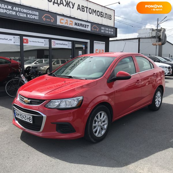 Chevrolet Sonic, 2016, Бензин, 1.8 л., 115 тис. км, Седан, Червоний, Житомир 4469 фото