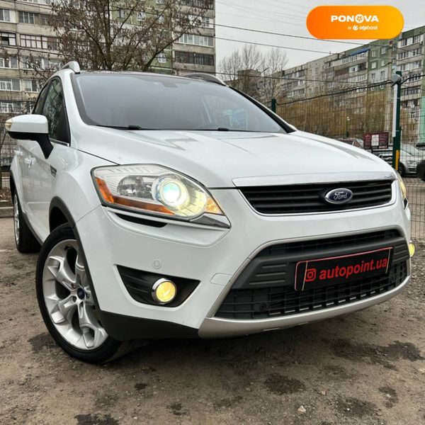 Ford Kuga, 2009, Дизель, 2 л., 220 тис. км, Позашляховик / Кросовер, Білий, Суми 28471 фото