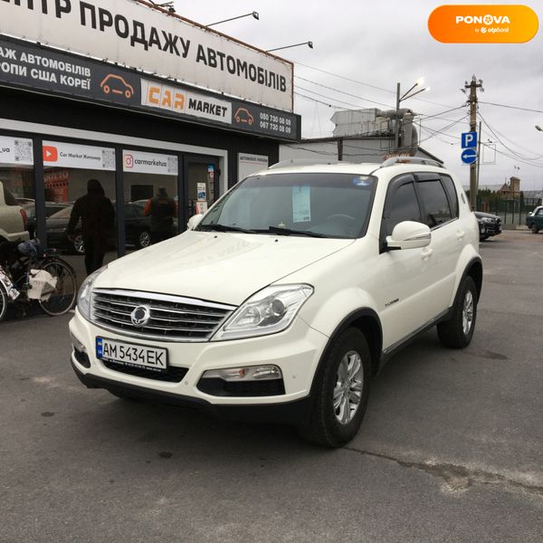 SsangYong Rexton, 2014, Дизель, 2 л., 228 тис. км, Позашляховик / Кросовер, Білий, Житомир 21872 фото