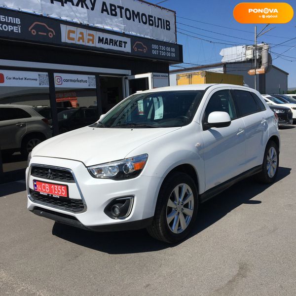 Mitsubishi Outlander Sport, 2015, Бензин, 2 л., 155 тыс. км, Внедорожник / Кроссовер, Белый, Житомир 47221 фото