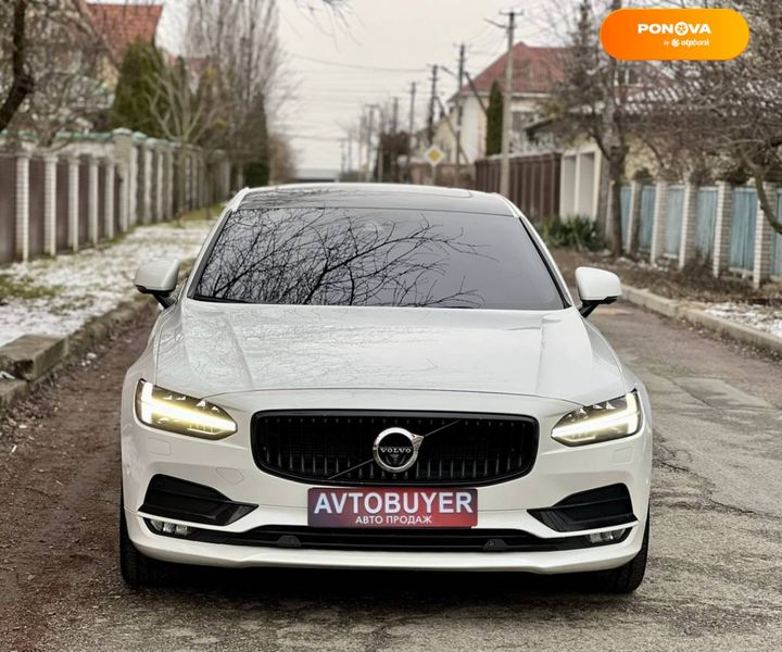 Volvo S90, 2016, Бензин, 2 л., 155 тыс. км, Седан, Белый, Киев 28315 фото