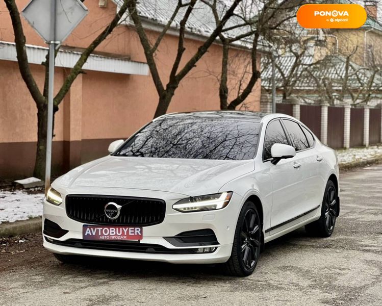 Volvo S90, 2016, Бензин, 2 л., 155 тыс. км, Седан, Белый, Киев 28315 фото