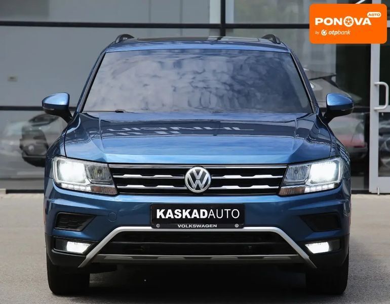 Volkswagen Tiguan Allspace, 2017 р., Бензин, 136 тис. км, Позашляховик / Кросовер, Синій, Харків AT-10418000 фото