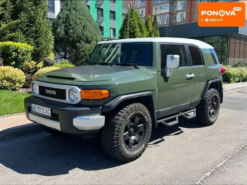 Toyota FJ Cruiser, 2013 г., Бензин, 150 тыс. км, Внедорожник / Кроссовер, Зеленый, Днепр (Днепропетровск) AT-10407050 фото