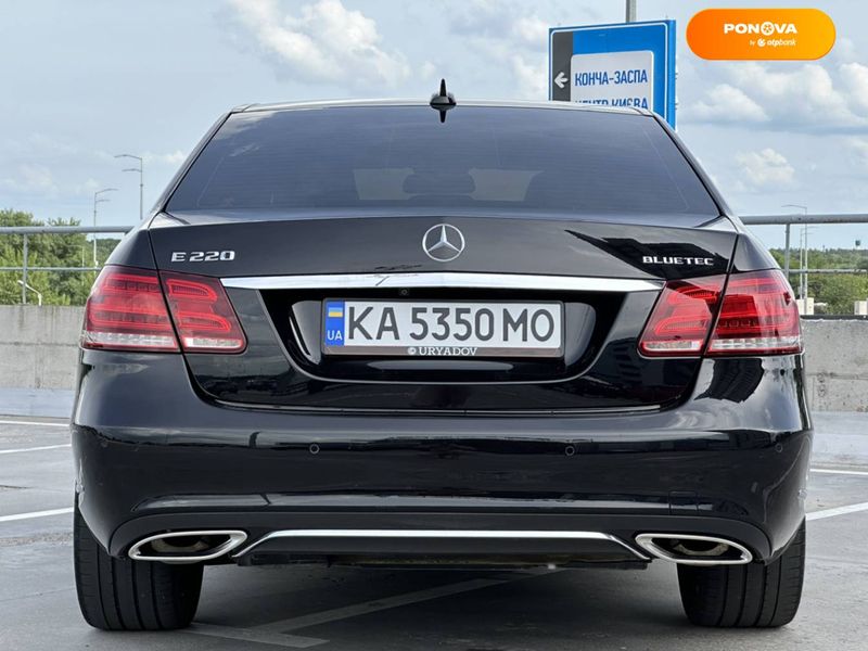 Mercedes-Benz E-Class, 2015, Дизель, 2.14 л., 305 тис. км, Седан, Чорний, Київ 108335 фото