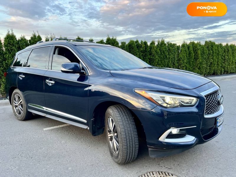 Infiniti QX60, 2016, Газ пропан-бутан / Бензин, 3.5 л., 107 тис. км, Позашляховик / Кросовер, Синій, Київ Cars-Pr-60625 фото