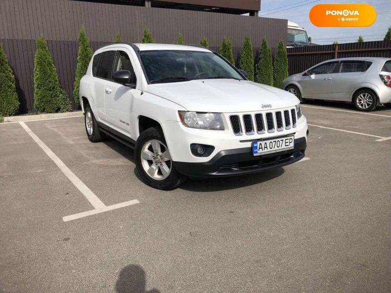 Jeep Compass, 2014, Бензин, 2 л., 119 тис. км, Позашляховик / Кросовер, Білий, Київ Cars-Pr-67896 фото