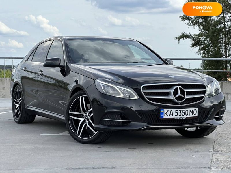 Mercedes-Benz E-Class, 2015, Дизель, 2.14 л., 305 тис. км, Седан, Чорний, Київ 108335 фото