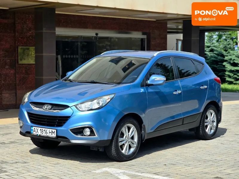 Hyundai ix35, 2012 р., Бензин, 154 тис. км, Позашляховик / Кросовер, Синій, Харків AT-10417848 фото