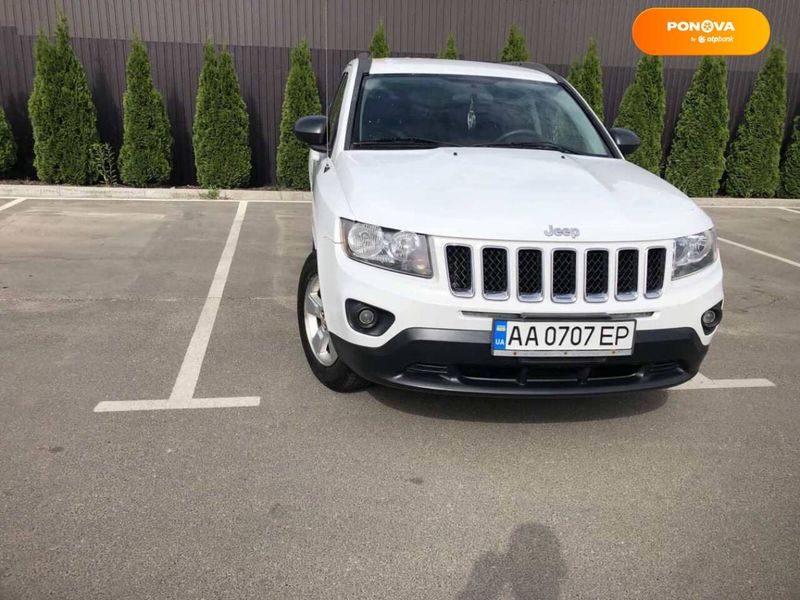 Jeep Compass, 2014, Бензин, 2 л., 119 тис. км, Позашляховик / Кросовер, Білий, Київ Cars-Pr-67896 фото