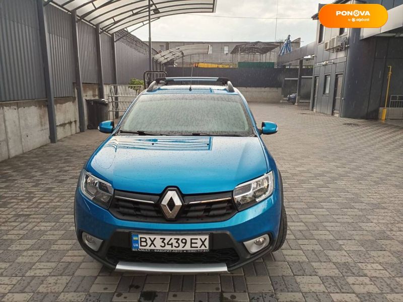 Renault Sandero, 2019, Газ пропан-бутан / Бензин, 0.9 л., 49 тис. км, Хетчбек, Синій, Хмельницький Cars-Pr-63765 фото