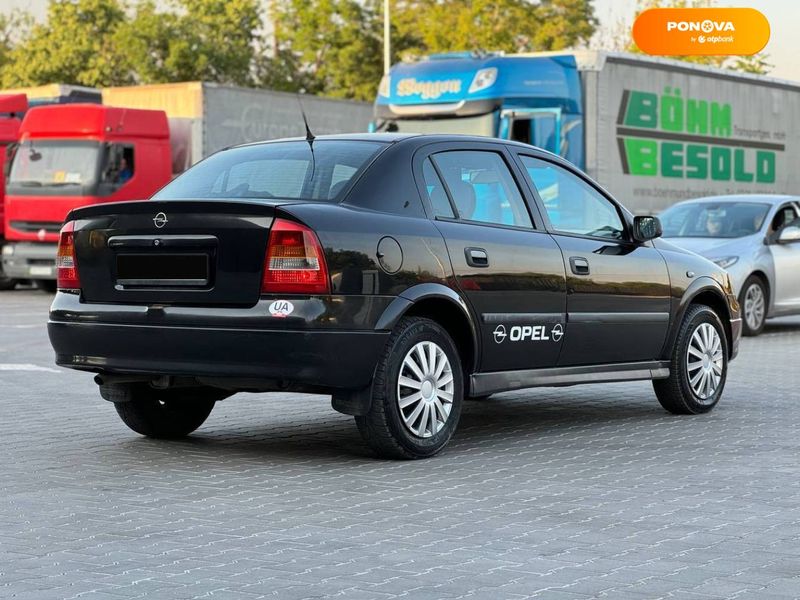 Opel Astra, 2008, Бензин, 1.4 л., 250 тыс. км, Седан, Чорный, Одесса Cars-Pr-62783 фото