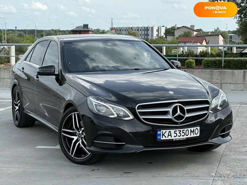 Mercedes-Benz E-Class, 2015, Дизель, 2.14 л., 305 тис. км, Седан, Чорний, Київ 108335 фото