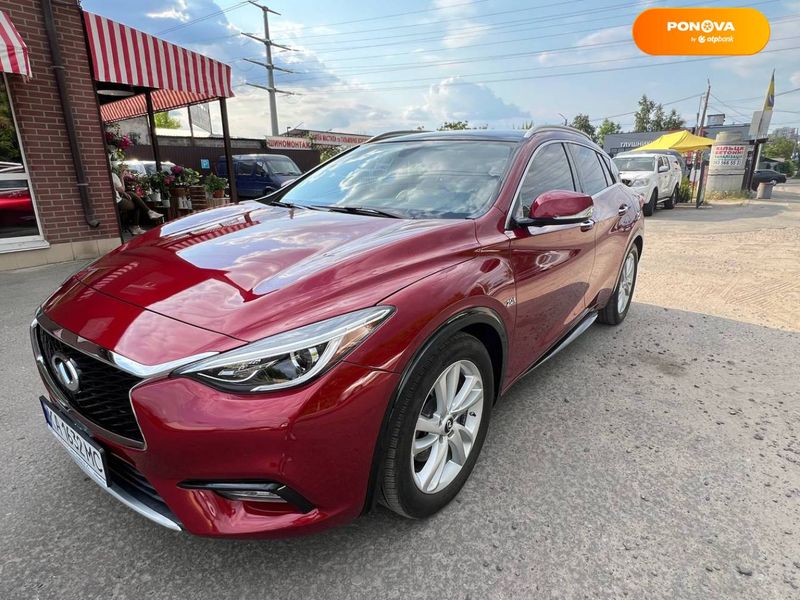 Infiniti QX30, 2017, Бензин, 1.99 л., 60 тыс. км, Внедорожник / Кроссовер, Красный, Киев Cars-Pr-62090 фото