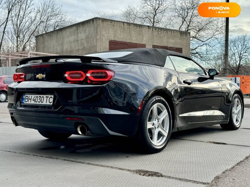 Chevrolet Camaro, 2019, Бензин, 3.6 л., 85 тыс. км, Кабриолет, Чорный, Одесса 45152 фото