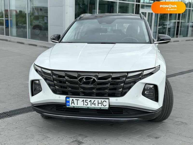 Hyundai Tucson, 2021, Гібрид (HEV), 1.6 л., 98 тис. км, Позашляховик / Кросовер, Білий, Івано-Франківськ 49411 фото